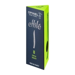 Nóż składany Opinel Effile No.08, ostrze 80 mm, buk, 002558