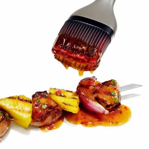 OXO-Pędzelsilikonowy do grillowania szaro-czerwony