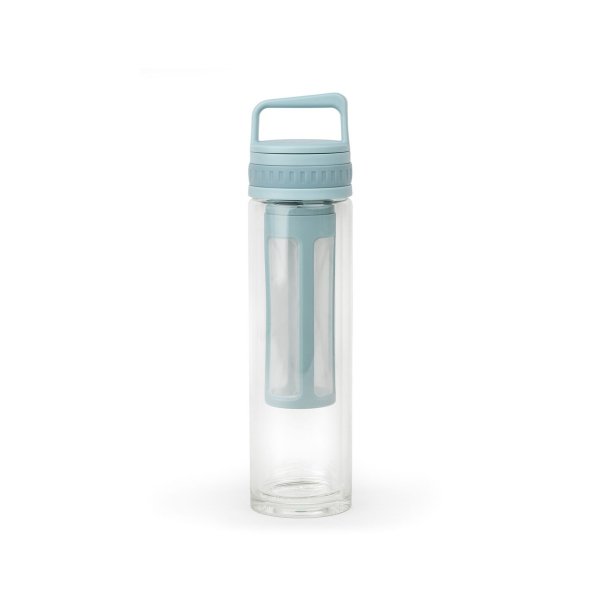 Butelka szklana z zaparzaczem do Cold Brew Moshi 0,4L - miętowa / Leopold Vienna