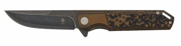 Womsi Wasp nóż składany brązowo czarne G10 S90V