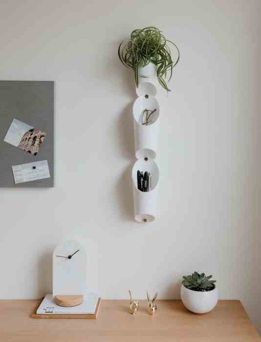 UMBRA-Kwietnik/organizer ścienny biały, FLORALINK