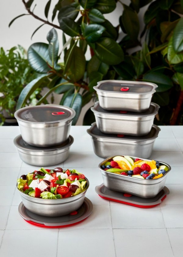 BB-Lunchbox stalowy okrągły 0,65l. Multifunction