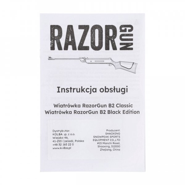 Wiatrówka RazorGun B2 Classic 5,5 mm polimer