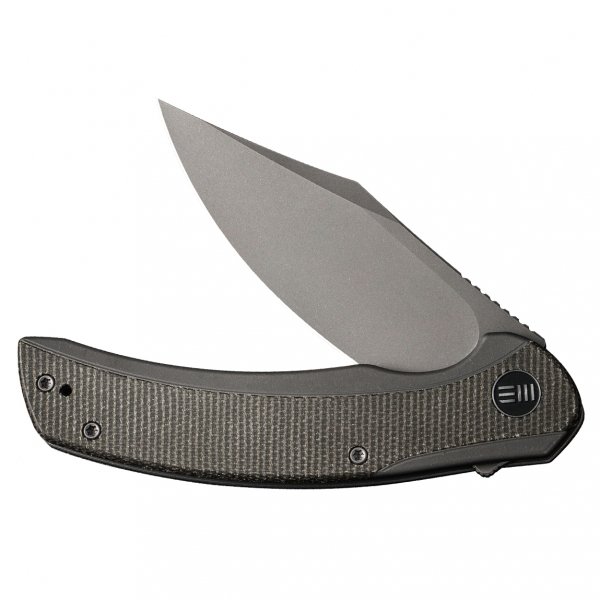 Nóż składany WE Knife Snick WE19022F-5 gray / dark green micarta