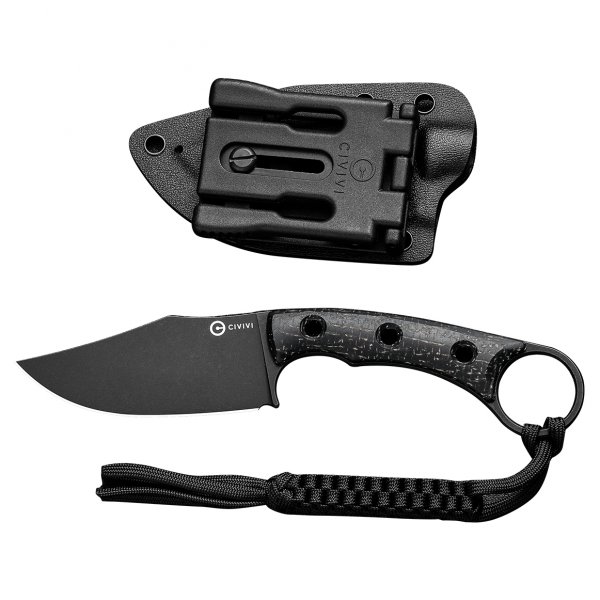 Nóż o stałej klindze Civivi Midwatch C20059B-1 black burlap micarta