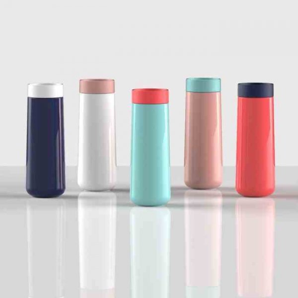 Lund London Kubek podróżny 350ml mięta/koral, Active