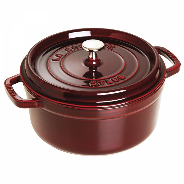 Garnek żeliwny Okrągły 3.8l Grenadynowy La Cocotte Staub