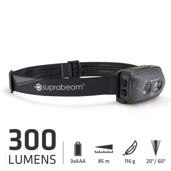 Latarka czołowa Suprabeam S2 300lm, 3x AAA