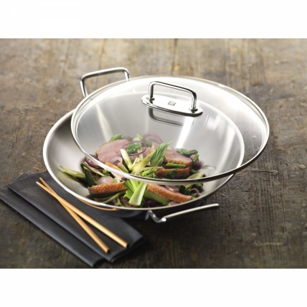 Wok Z Pokrywką 32 Cm Zwilling Plus