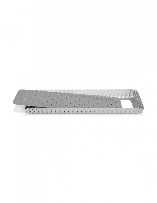 Patisse - Perforowana forma do Quiche z wyjmowanym dnem 35x11cm SILVER-TOP