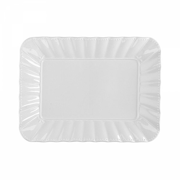 Taca Prostokątna 35 X 26 Cm Ducale La Porcellana Bianca