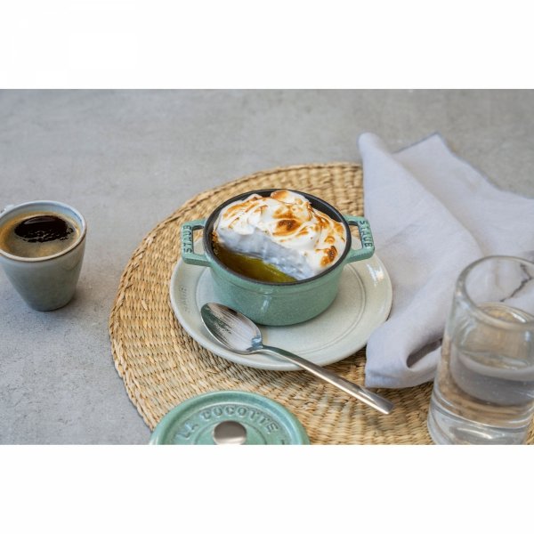 Mini Garnek żeliwny Okrągły 250 Ml, Miętowy Mini Cocotte Staub