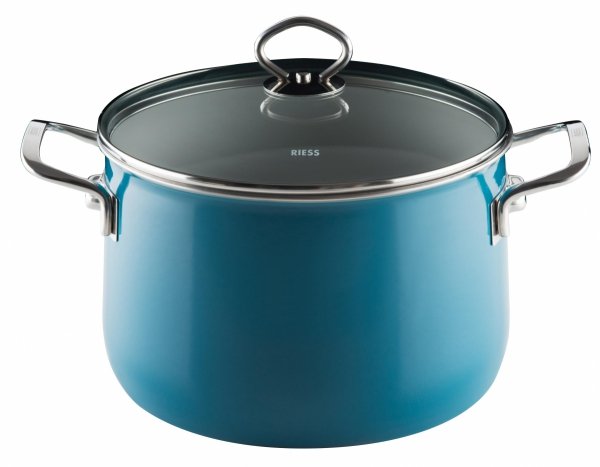 Riess Garnek z pokrywą 6,5l 24cm Aquamarin