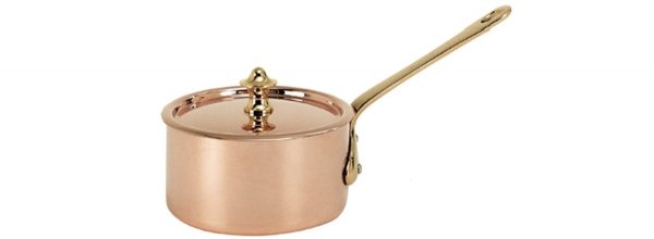 Rondel miedziany z pokrywką 9 cm de Buyer