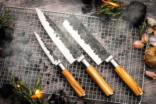 Zestaw 3 noży Forged Olive w pudełku