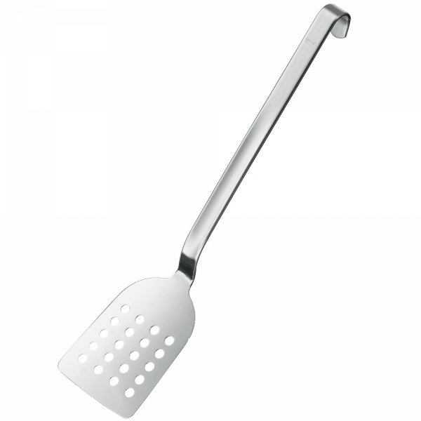 Łopatka perforowana do patelni z haczykiem 33cm - Roesle