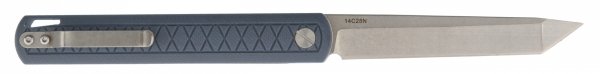 Womsi Wolf nóż składany tanto blue G10 14C28N
