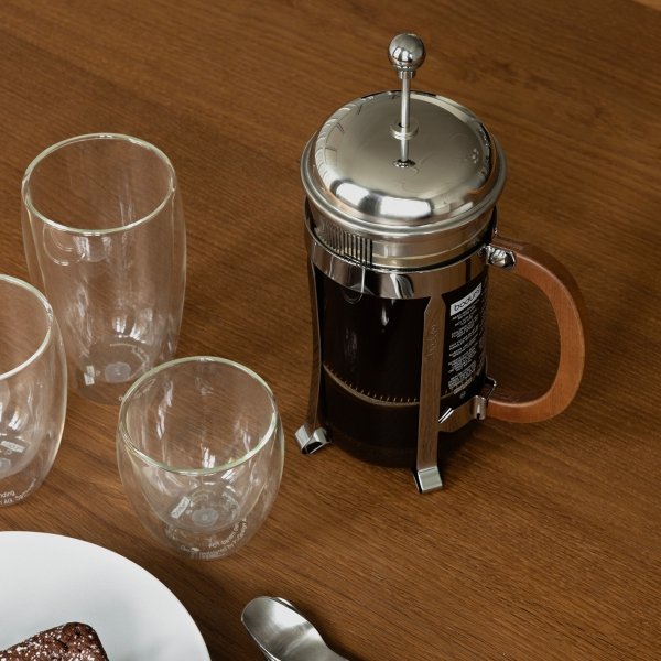 Bodum zaparzacz tłokowy french press Chambord 1L Walnut wood
