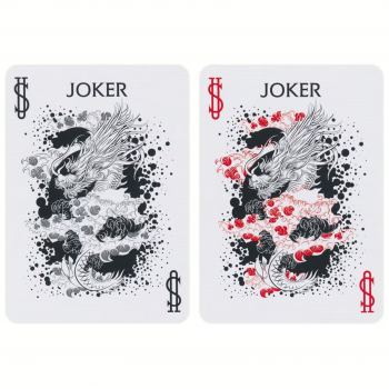 Karty do gry Bicycle Dragon (czarne)