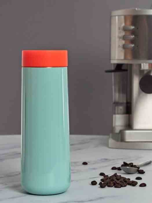 Lund London Kubek podróżny 350ml mięta/koral, Active