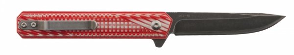 Womsi Wolf nóż składany red white G10 S90V