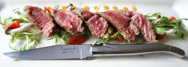 Stalowe Noże Laguiole do steków Luxury Line  6 szt. w pudełku