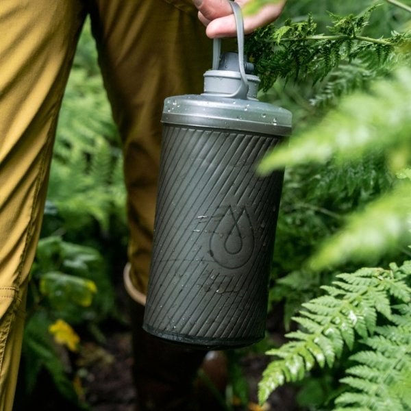 Butelka składana HydraPak Flux Bottle 1 L - sage green