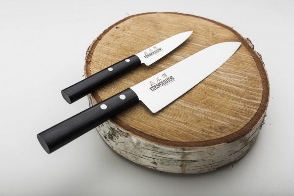 Nóż Masahiro Sankei Chef 180mm czarny [35842]