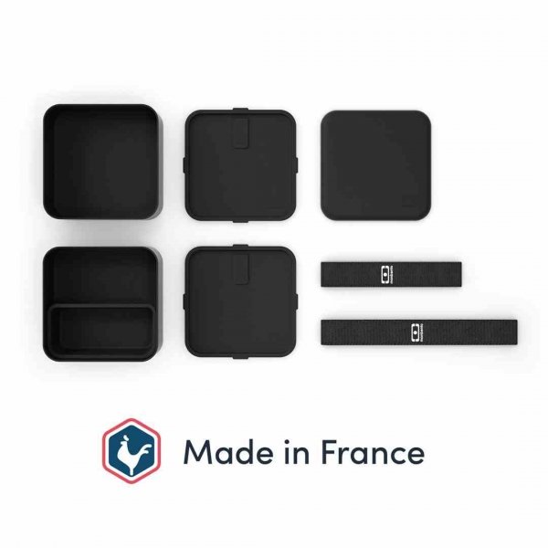Monbento Lunchbox Bento Square, Black Onyx
