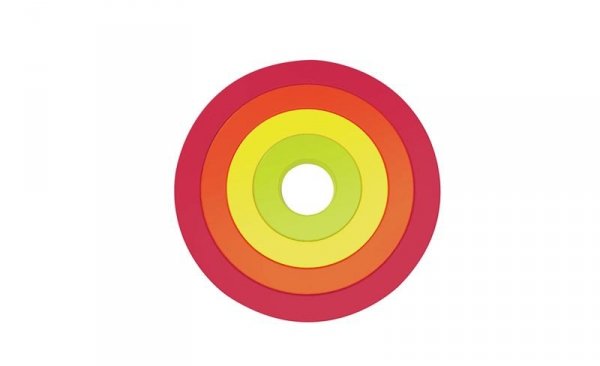 Zak! - Podstawki pod naczynia, okrągłe, kolorowe