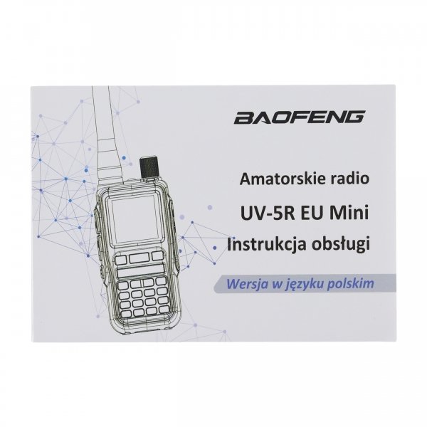 Krótkofalówka PMR Baofeng UV-5R EU Mini Orange VHF UHF