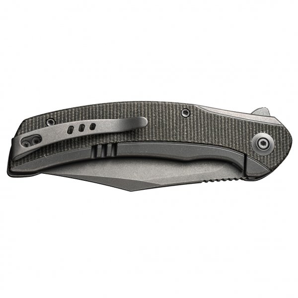 Nóż składany WE Knife Snick WE19022F-5 gray / dark green micarta