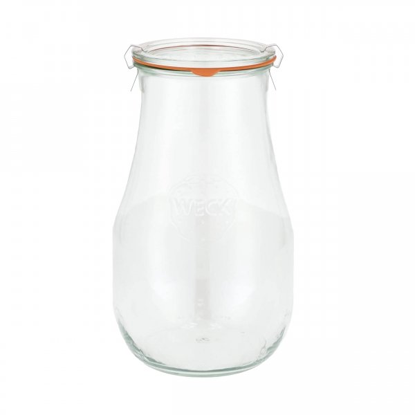 Słoik Weck Tulip z pokrywką, uszczelką i 2 zapinkami 2700 ml 4 szt