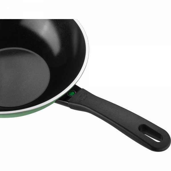 Wok 28 Cm Zielony Caprera Ballarini
