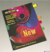 Zakładki samoprzlepne ESSELTE neon (4x50 kartek) 20x50mm 4 kolory 83019