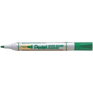 Ekonomiczny marker do białych tablic zielony MW85-D PENTEL suchościeralny