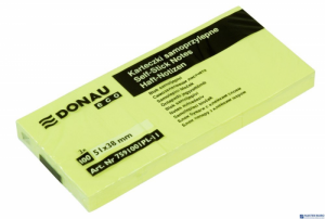 Bloczki samoprzylepne ECO (3szt x 100 ) karteczek jasnożółte 38x51 7591001PL-11 DONAU