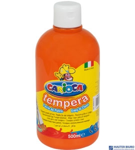 Farba tempera 500 ml, pomarańczowa CARIOCA 40427/11
