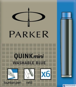 Naboje z Atramentem QUINK - MINI niebieski 1950409 PARKER