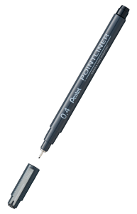 Cienkopis kalibrowany POINTLINER czarny S20P-4A 0,4mm PENTEL