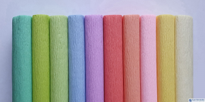 Bibuła marszczona Creatinio 50x200 mix pastelowy komplet 10 sztuk 400153932 TOP-2000