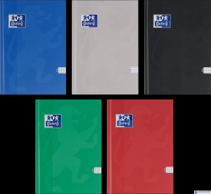Brulion Oxford Esse szyty A5 96 kartek 90 g kratka 5x5 mm 400174961