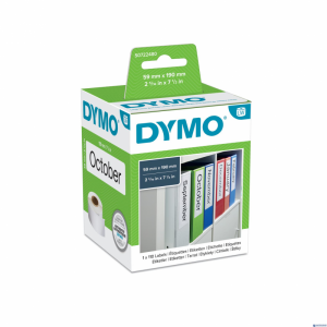 Etykieta DYMO na duży segregator - 190 x 59 mm, biały S0722480