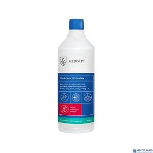 MEDICLEAN 210 Surface Uniwersalny koncentrat do mycia wszelkich powierzchni wodoodpornych 1l (czerwone owoce)