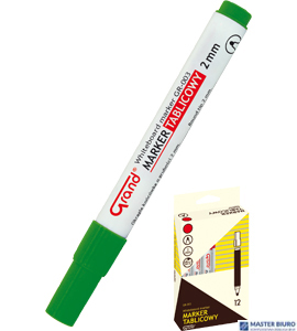 Marker tablicowy GR-003 okrągła końcówka zielony GRAND 160-1311