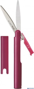 Nożyczki kieszonkowe SC-130PF bordowe, 35699 PLUS
