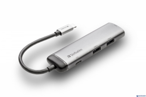 Stacja dokująca VERBATIM MULTIMEDIA ADAPTER  HUB Type-C to 2xUSB HDMI 49140 VMMA1