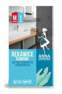 Rękawice gumowe M ANNA ZARADNA R-0752
