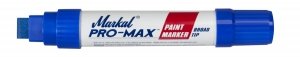 Marker olejowy gruba końcówka do 14.3mm MARKAL PRO-MAX niebieski