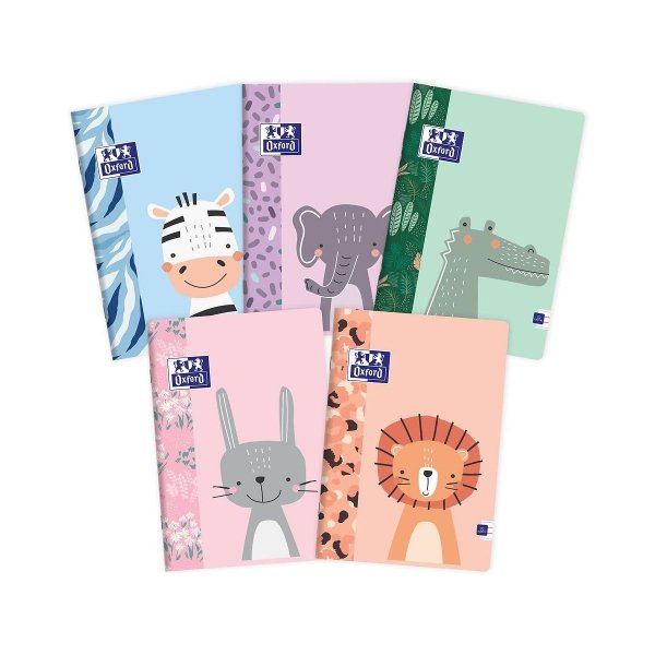 Zeszyt OXFORD KIDS A4/32K linia podwójna kolorowa 400175621